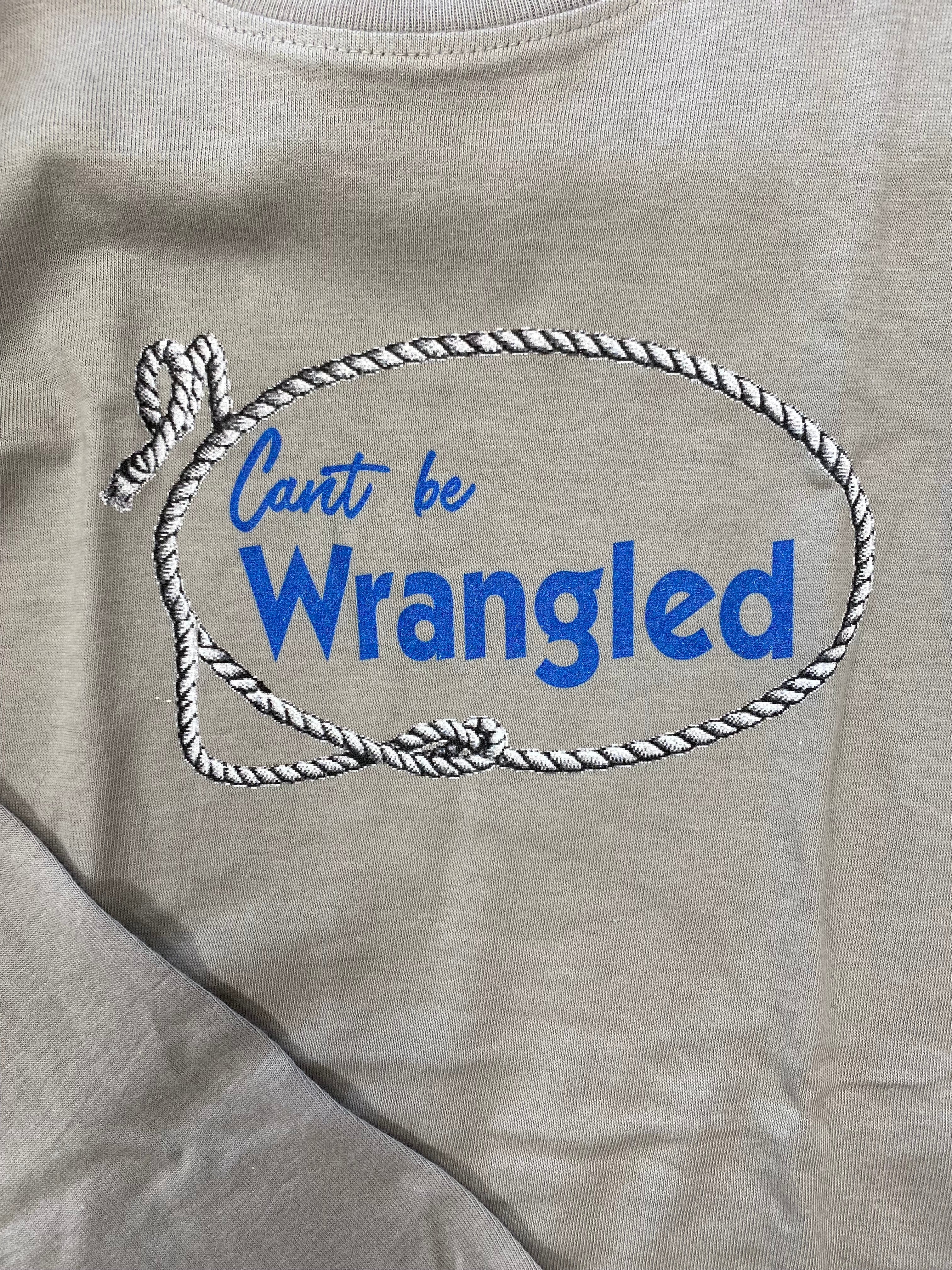 Can't Be Wrangled Graphic Tee- Lil' S&S