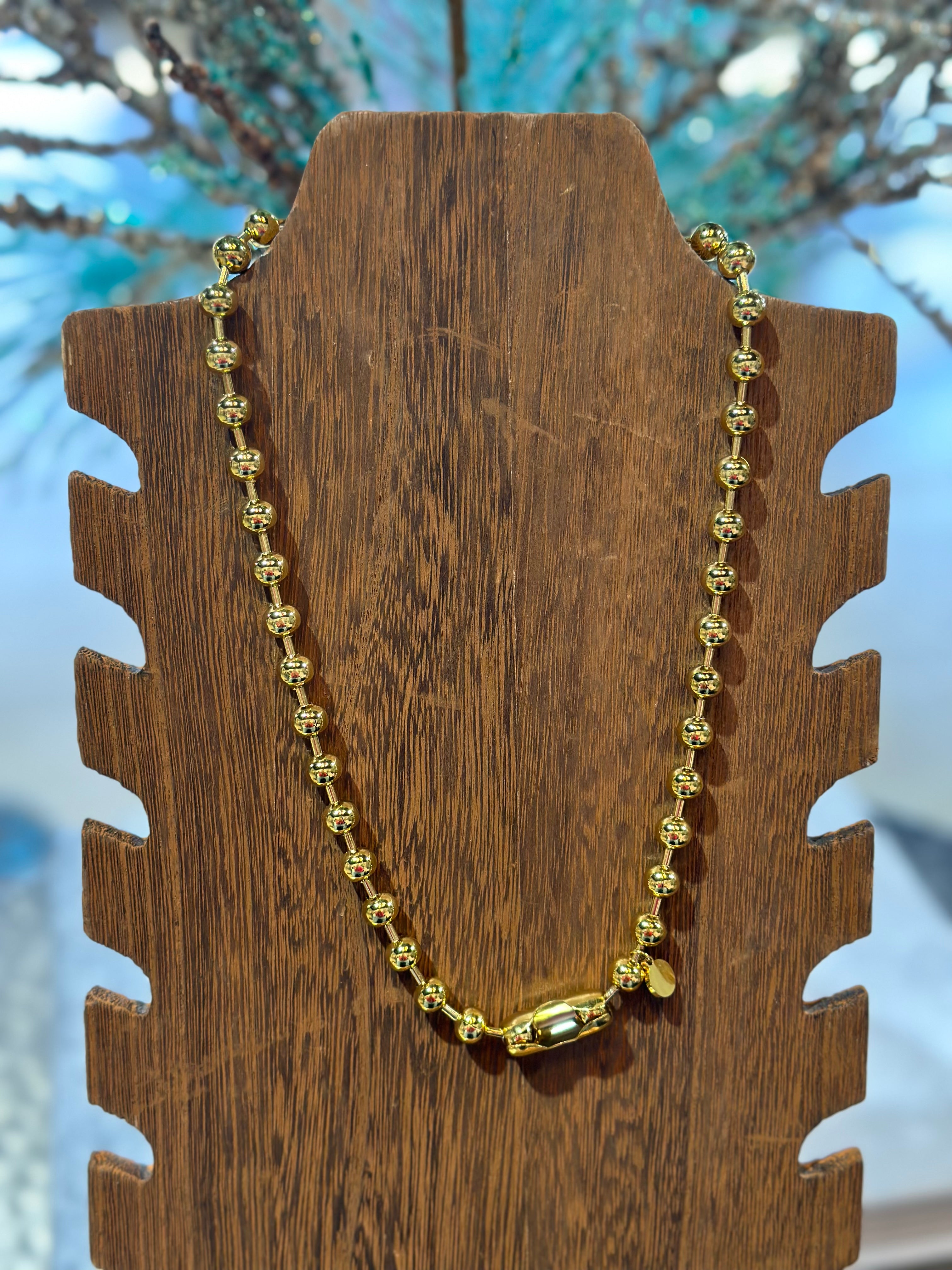 Lux Statement Ball Necklace