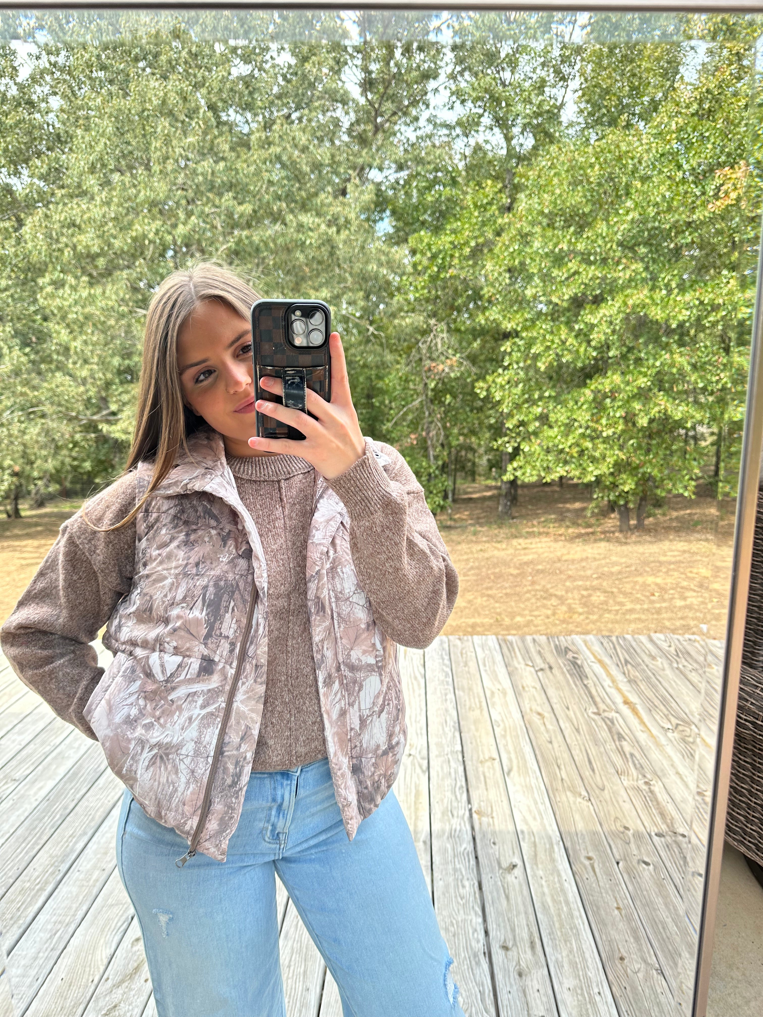 Camo Puffer Vest