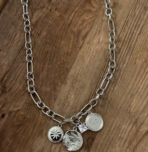 Silver Charm Necklace