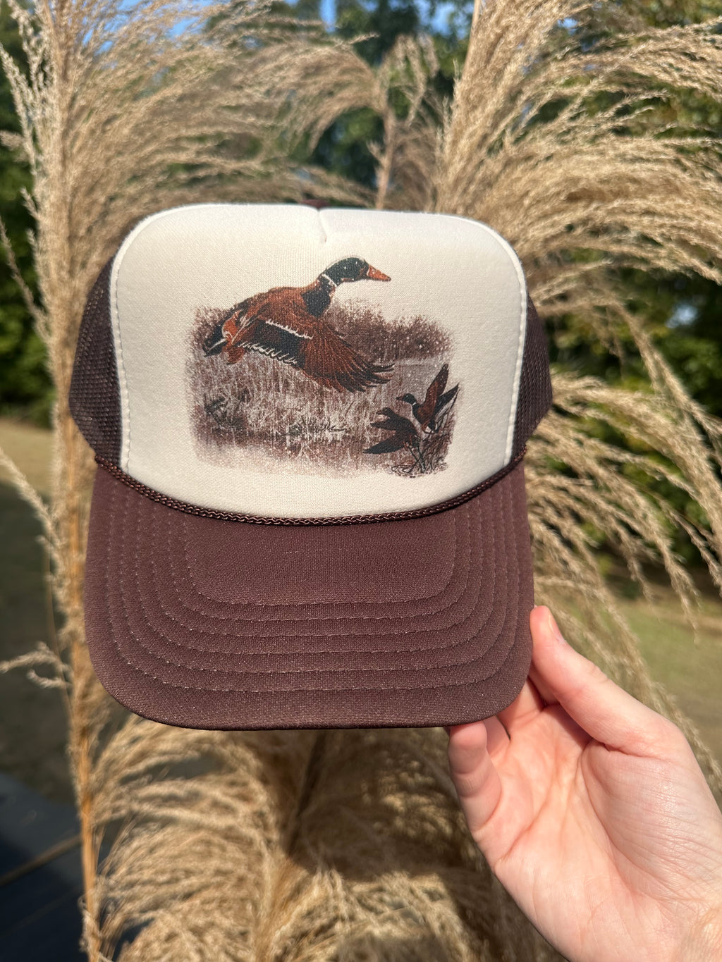 Retro Duck Trucker Cap