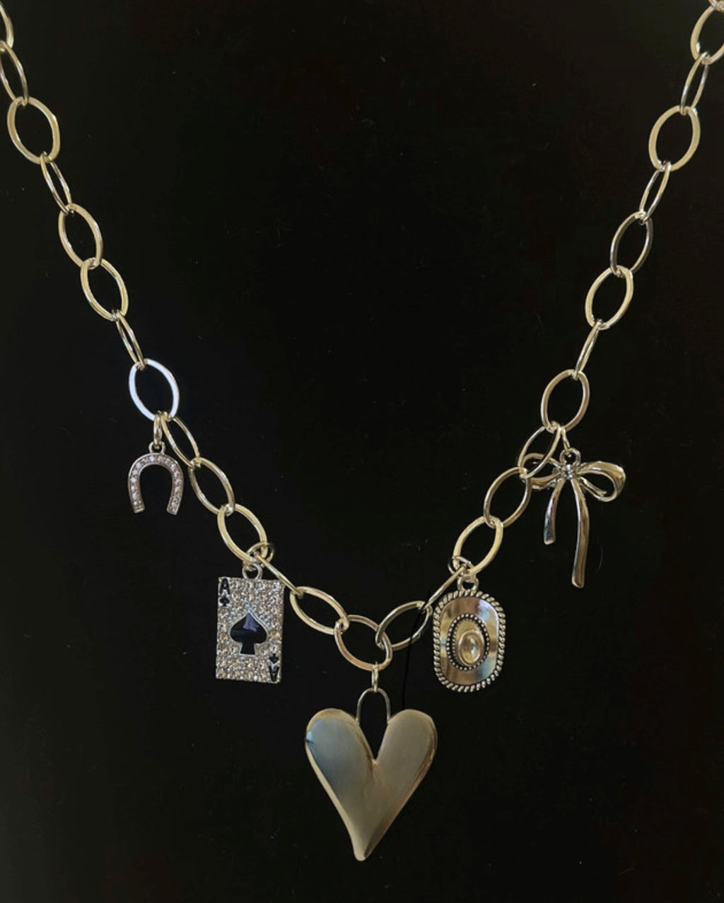 Lucky Cowgirl-Charm Necklace