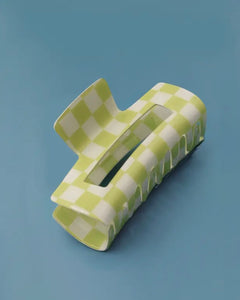 Checker Hair Clips