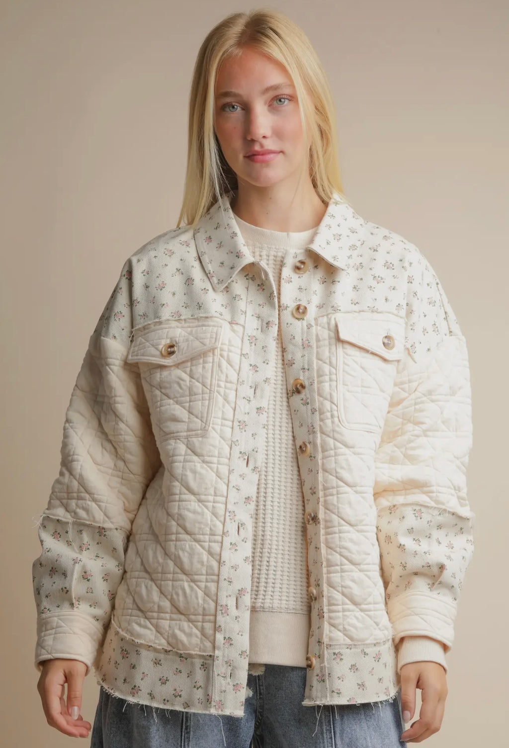 Floral Oversized Jacket