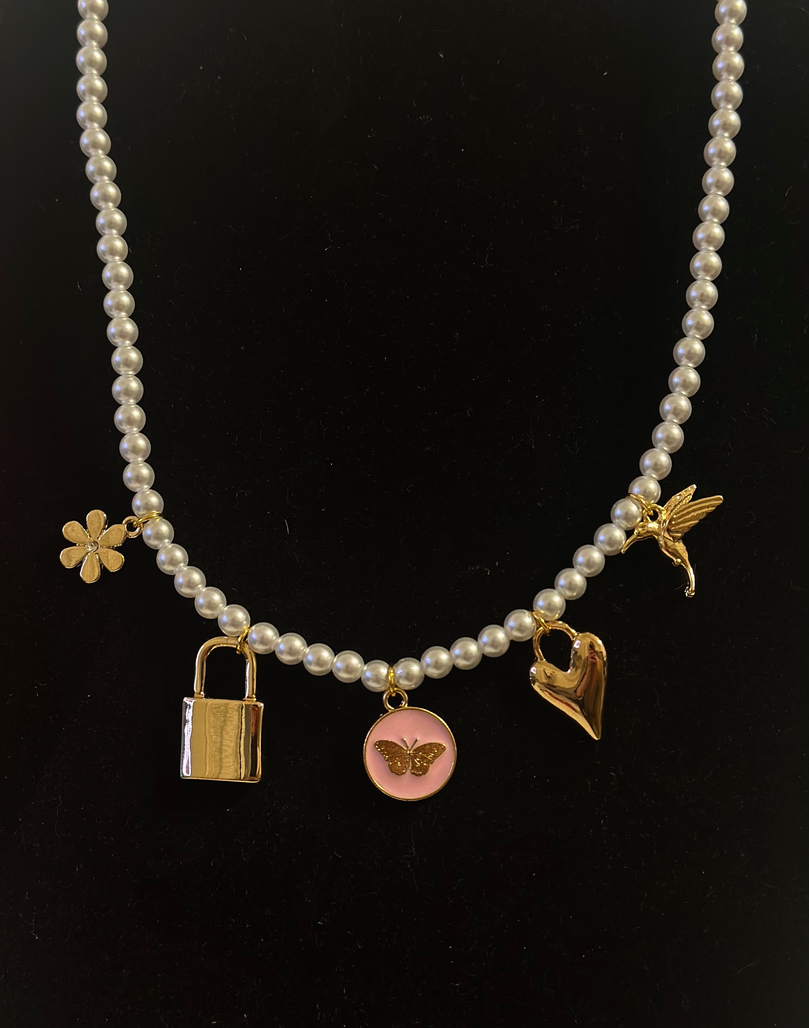 Spring Love- Charm Necklace