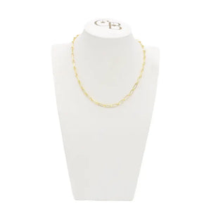 Gold Paige Paperclip Chain