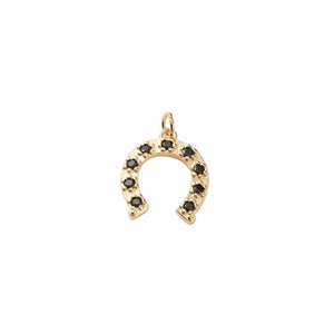 Gold Horseshoe Charm