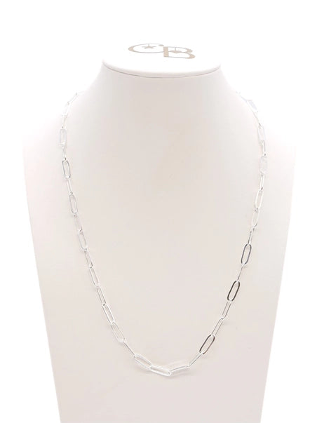 Silver Ashley Paperclip Chain
