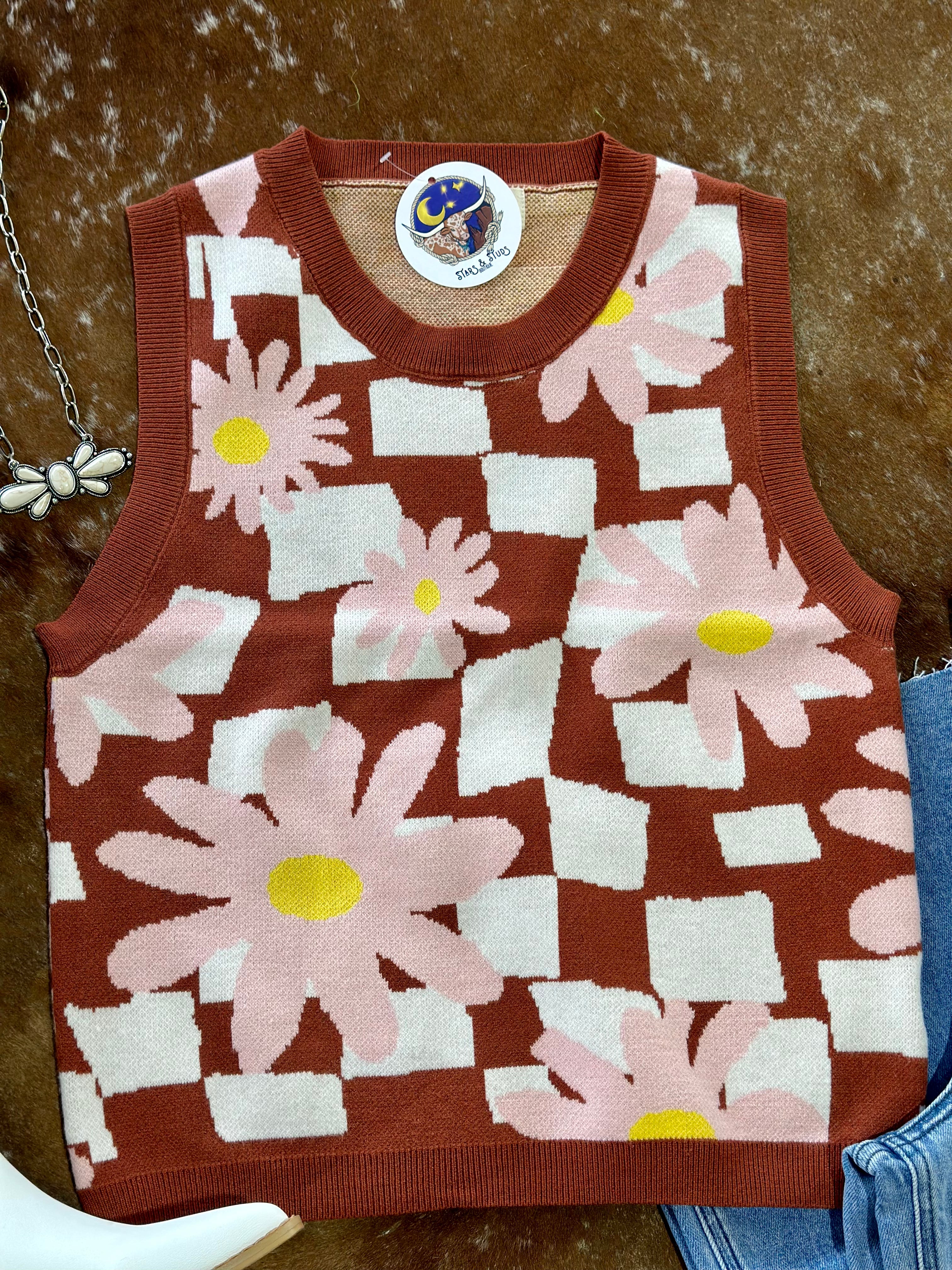 The Mattison Flower Vest