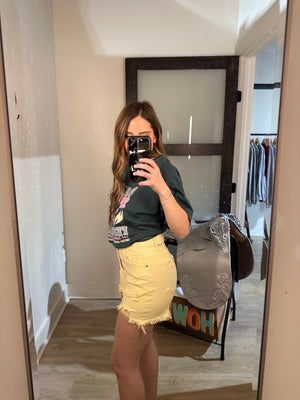 Sunshine Days-Yellow Shorts