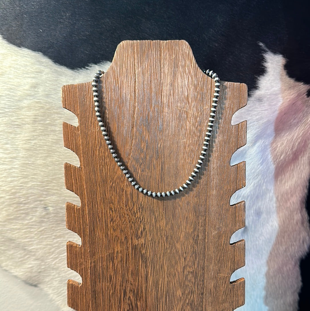 Mini Faux Navajo Necklace With Earrings
