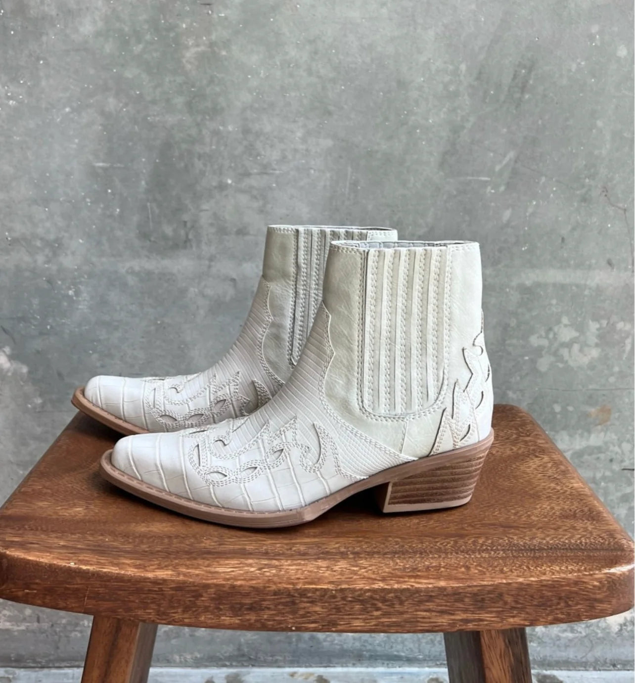 The Journey Ivory Booties