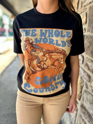 Whole World's Gone Country Graphic Tee