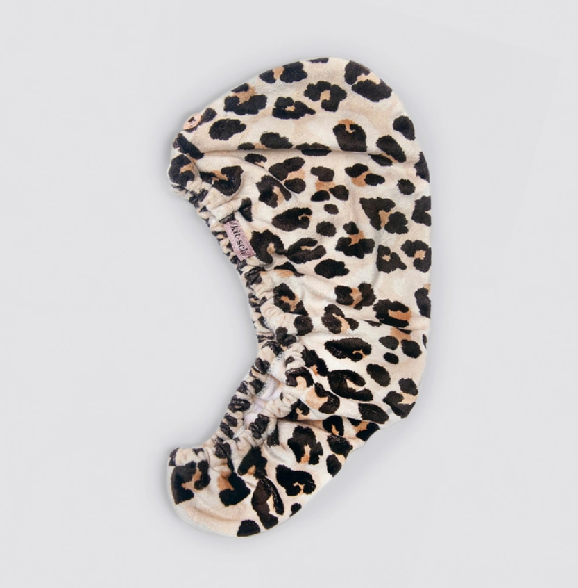 Kitsch Microfiber Hair Wrap-Leopard
