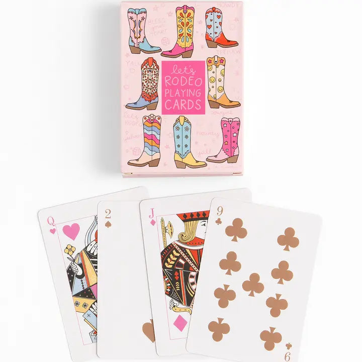 Let's Rodeo Western Deck Of Cards