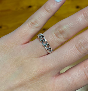 Chain Sterling Silver Ring