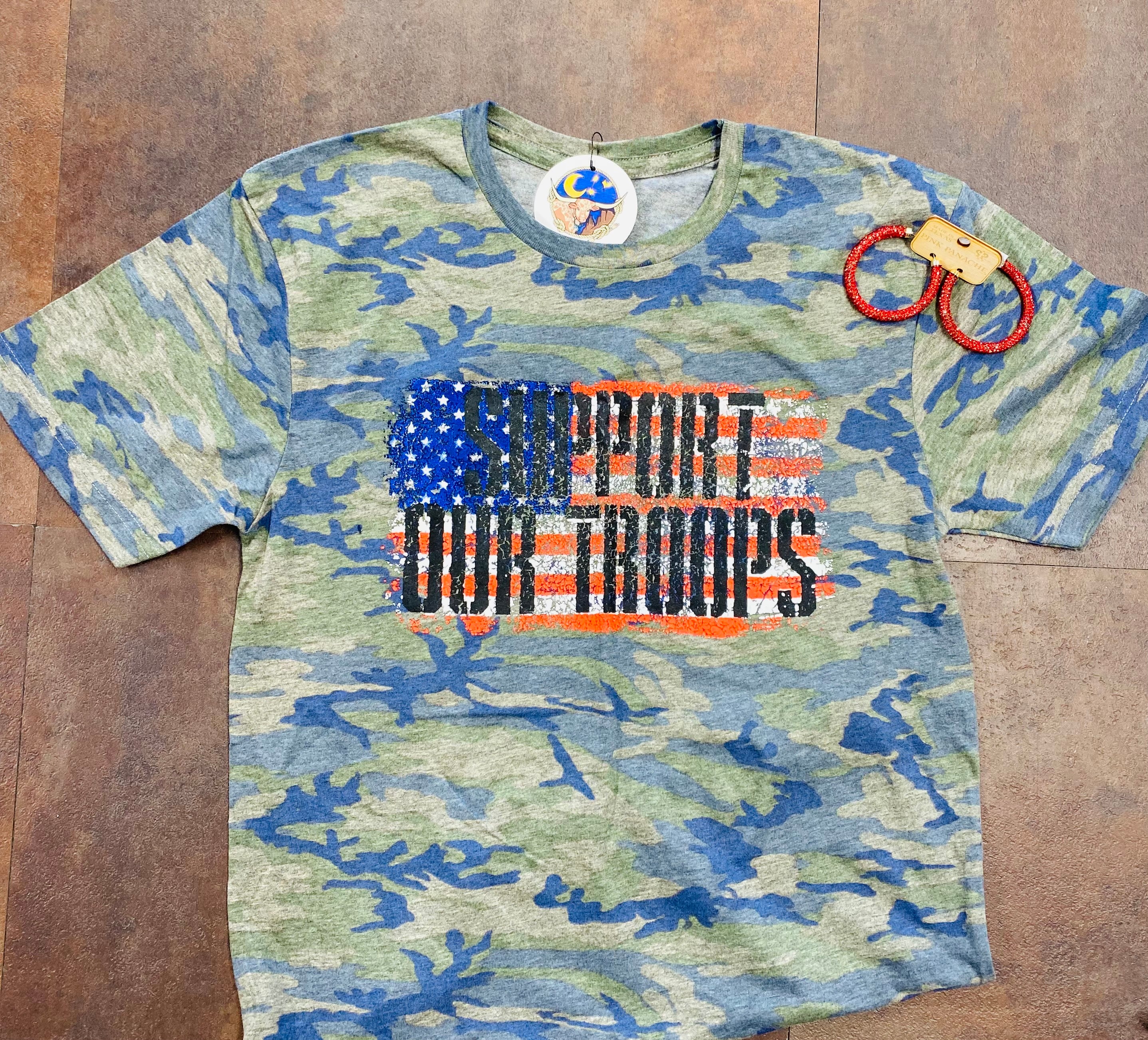 Support Our Troops Graphic Tee