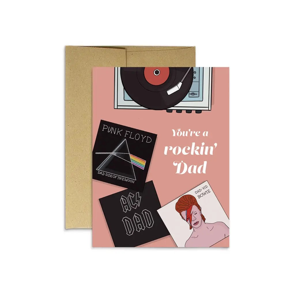 Greeting Card- Rockin’ Dad