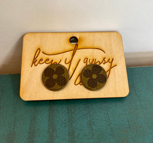 Up Cycled LV Studs