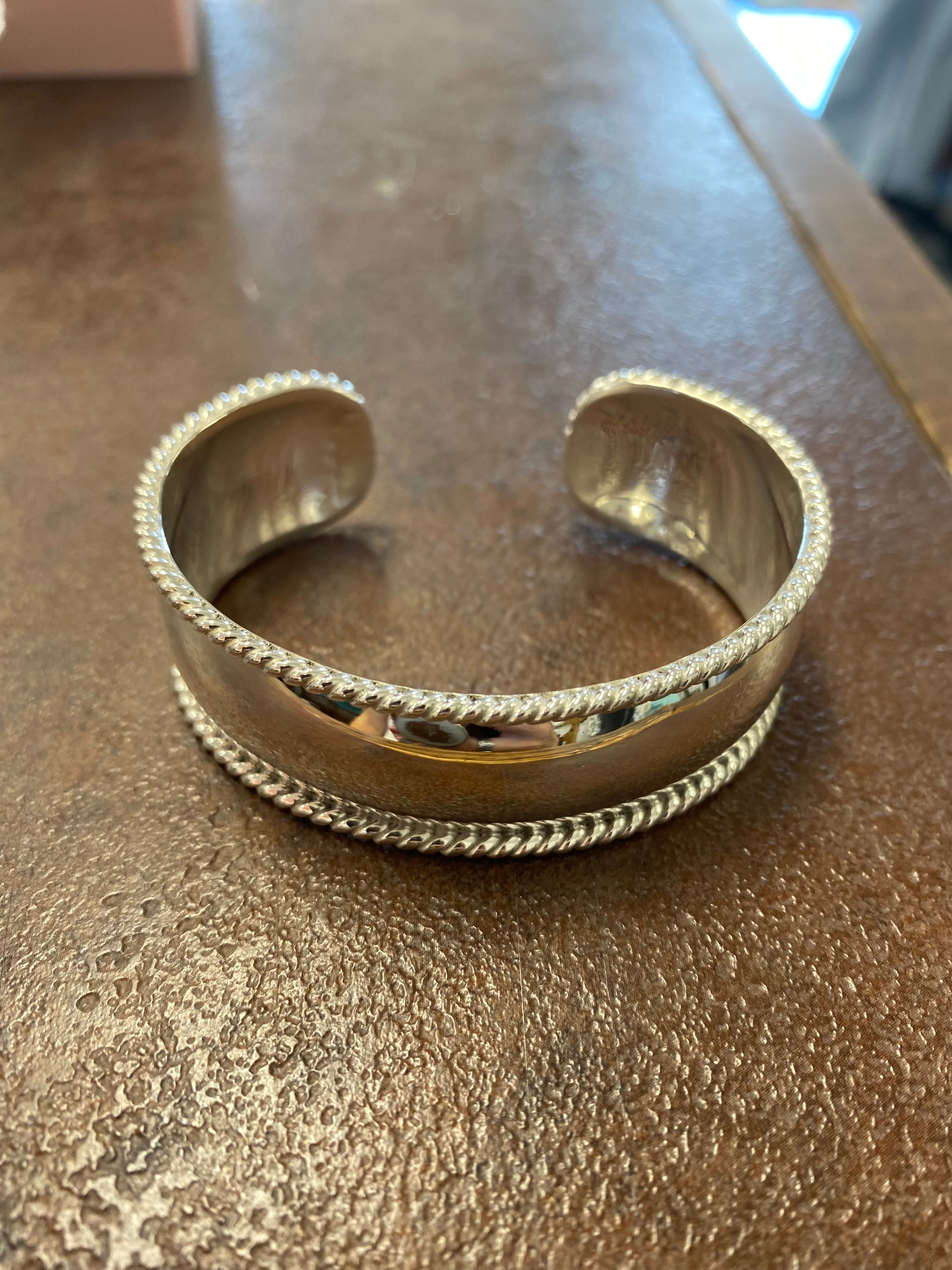 Sterling Silver Solid Cuff