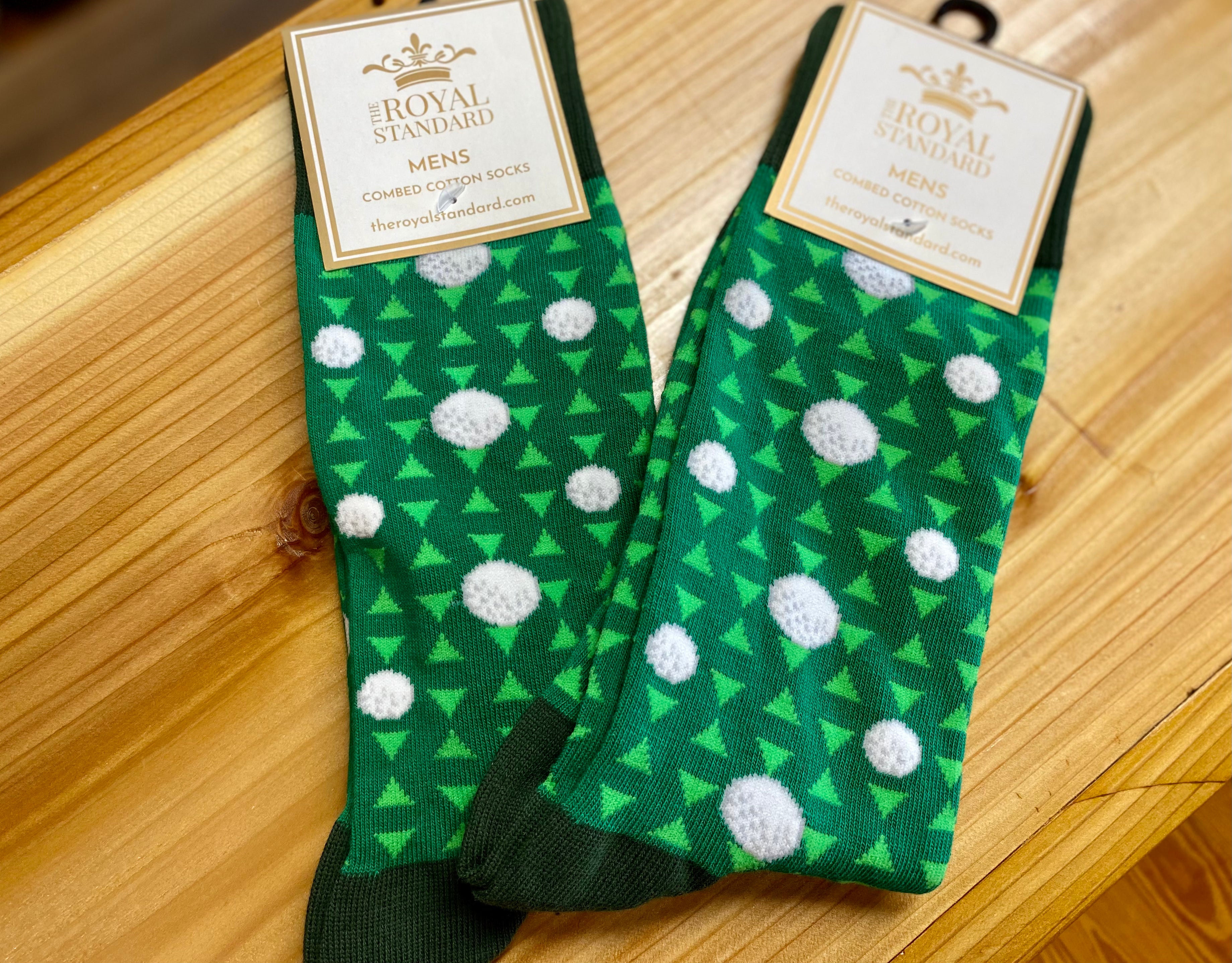 Men's Golf Print Socks